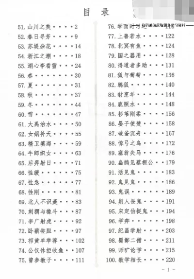 小学生小古文100课上下册 PDF电子版文档合集百度网盘下载 [ 188.55MB ]_K12资料